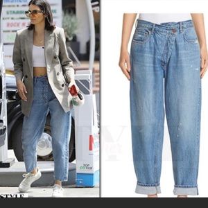 Monse Cropped Boyfriend Asymmetric Waist Jean 6